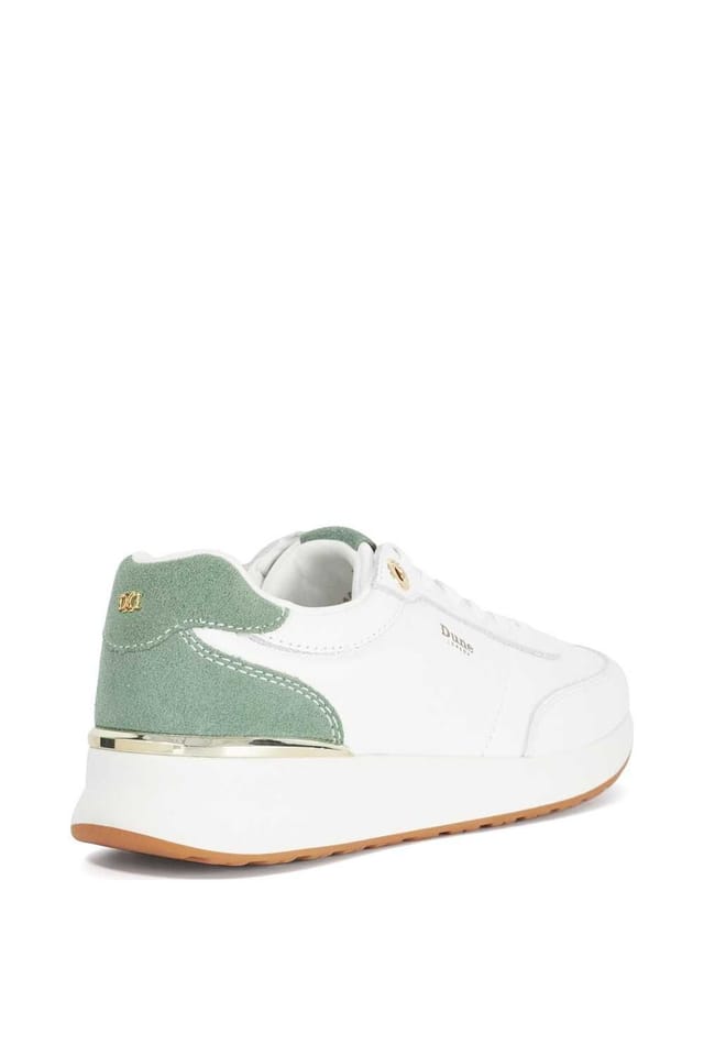 Dune London Dune London Women's 'Evalynn' Leather Trainers in White - 3