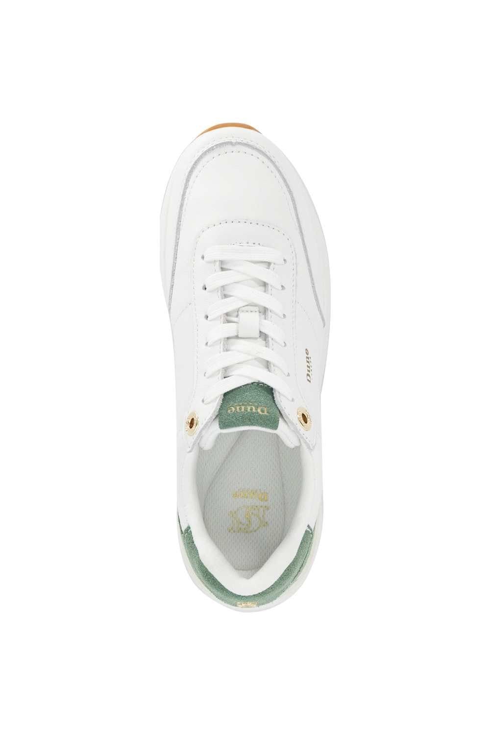 Dune London Dune London Women's 'Evalynn' Leather Trainers in White - 4