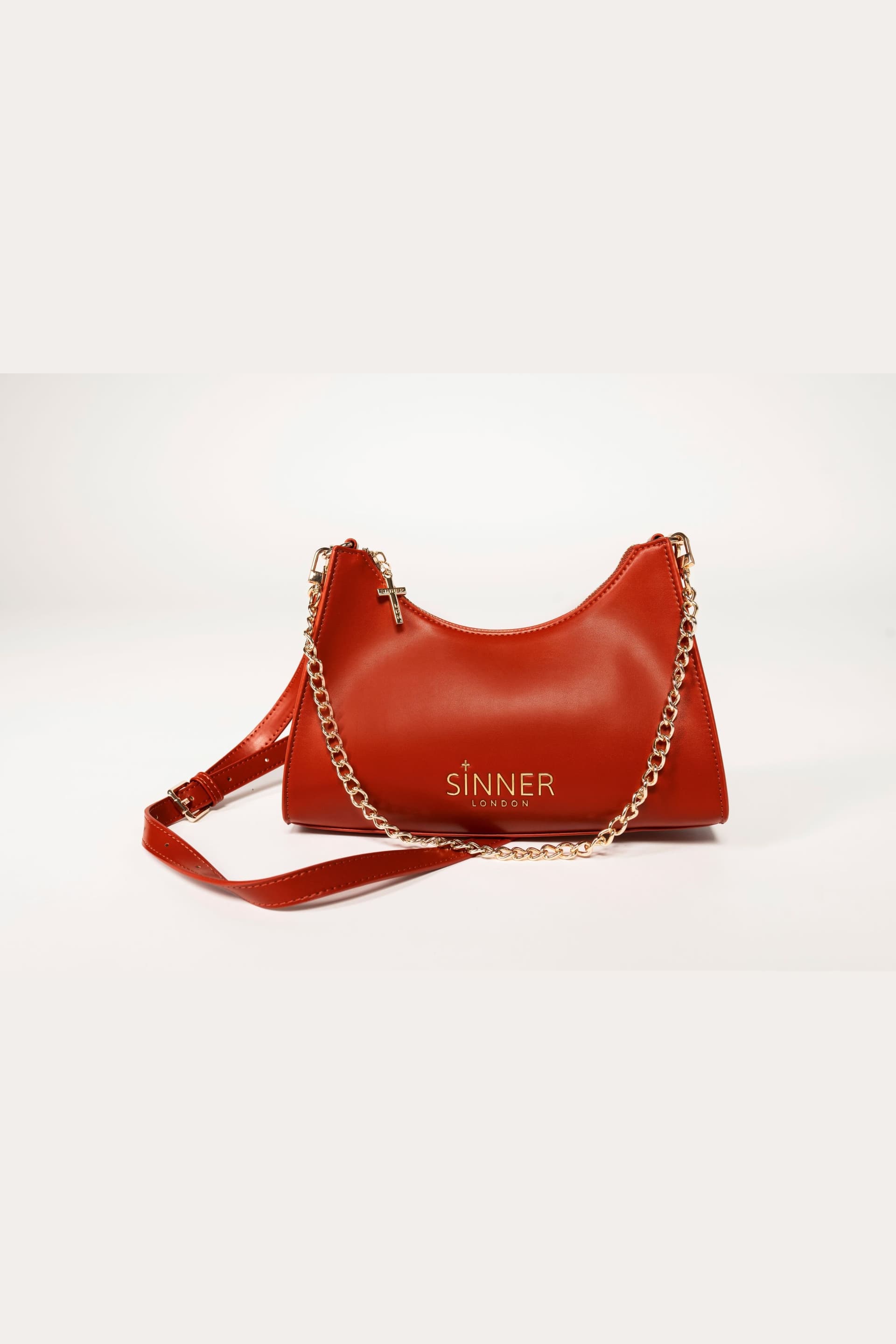Sinner London Sinner London Red Handbag with Gold Hardware