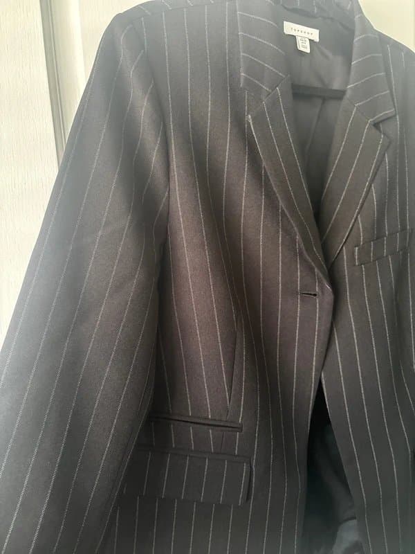 Topshop Boyfriend fit pinstripe topshop blazer M