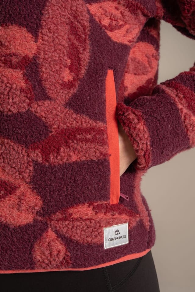 Craghoppers Craghoppers Women's Catalina Fleece Jacket in Red - 3