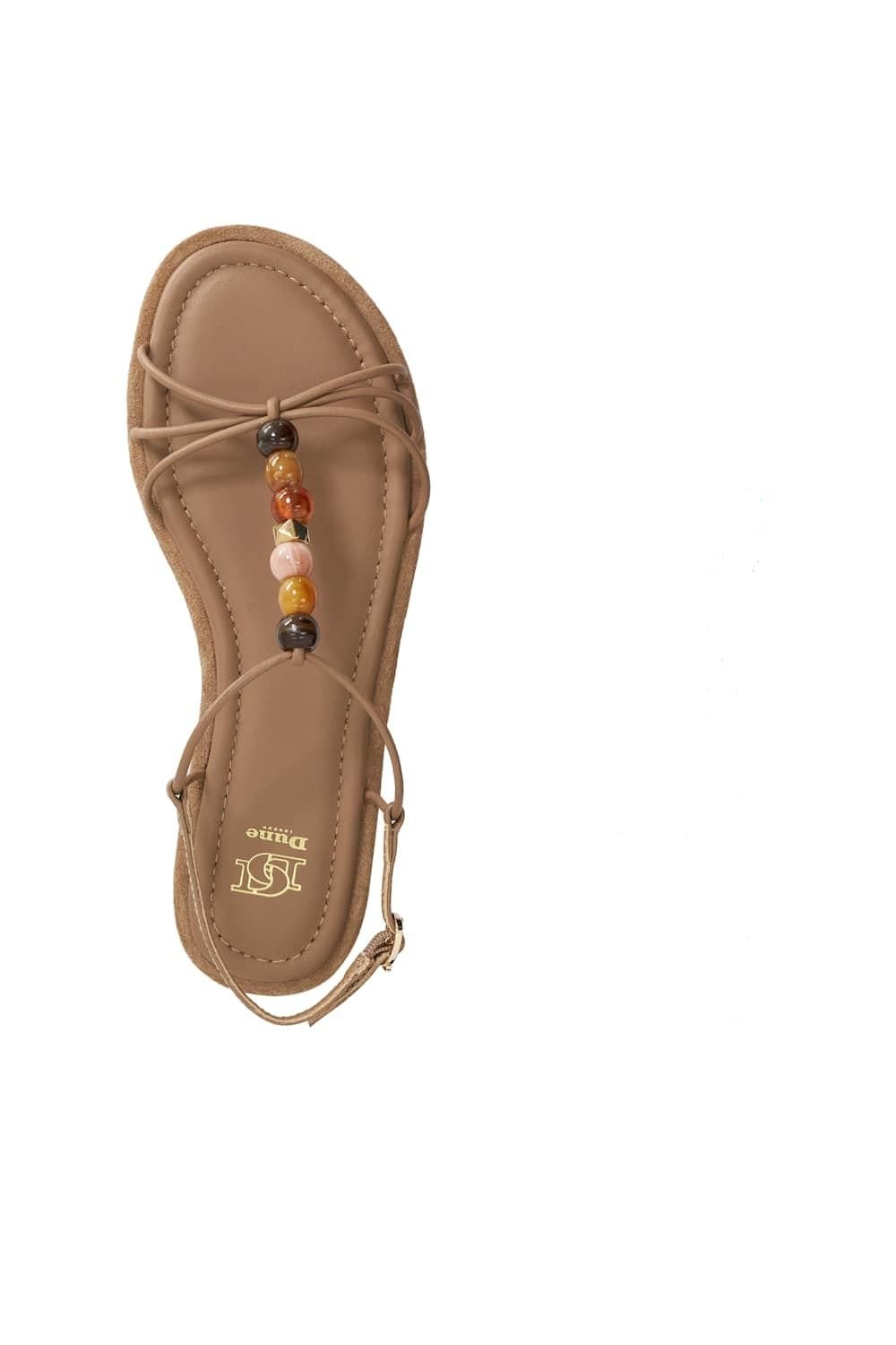 Dune London Dune London Women's 'Lemnos' Leather Sandals in Brown - 4