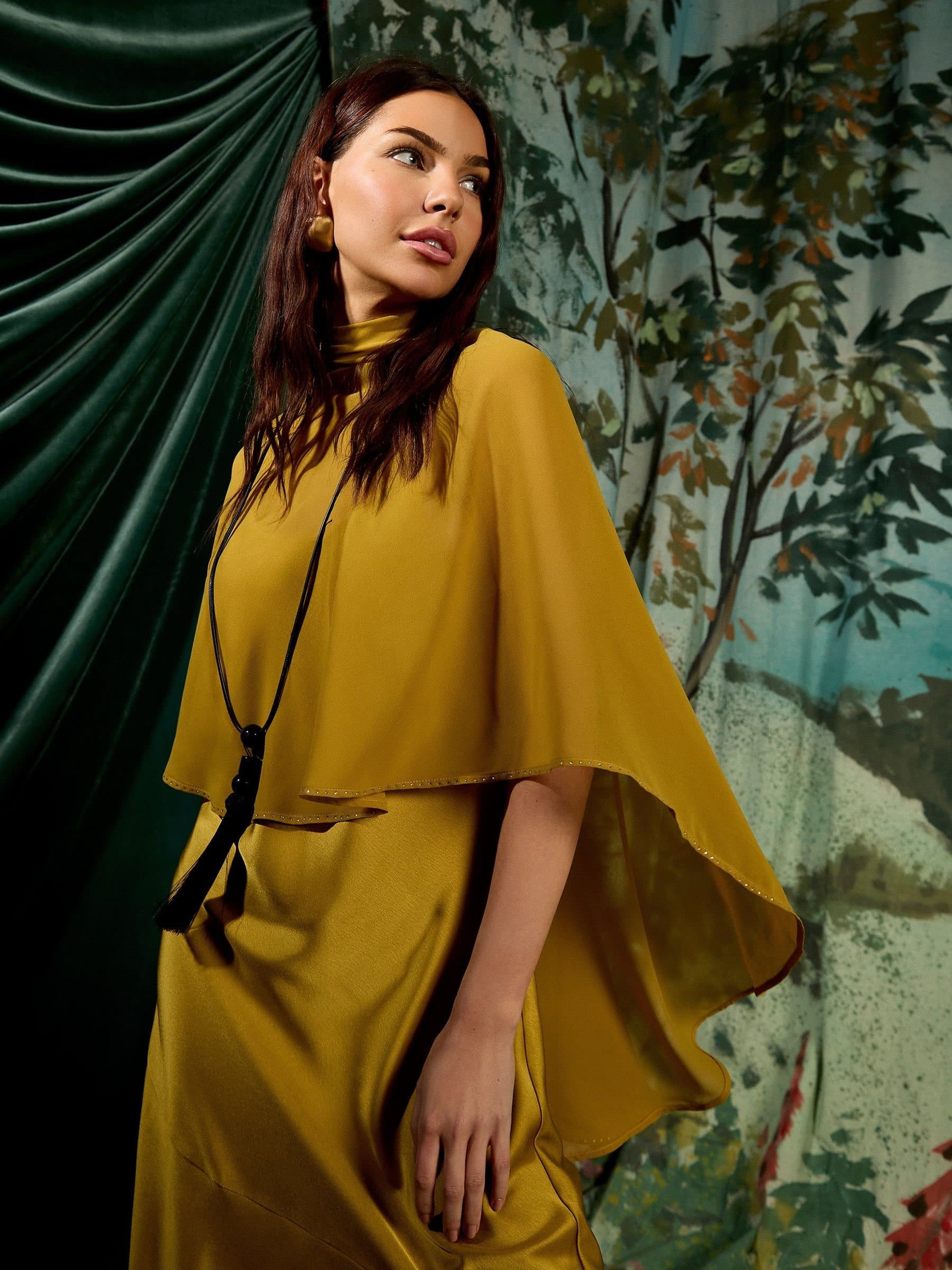 GWD by GEORGE W. DAVIES GWD by GEORGE W. DAVIES Women's GWD Lailani Yellow Midi Dress