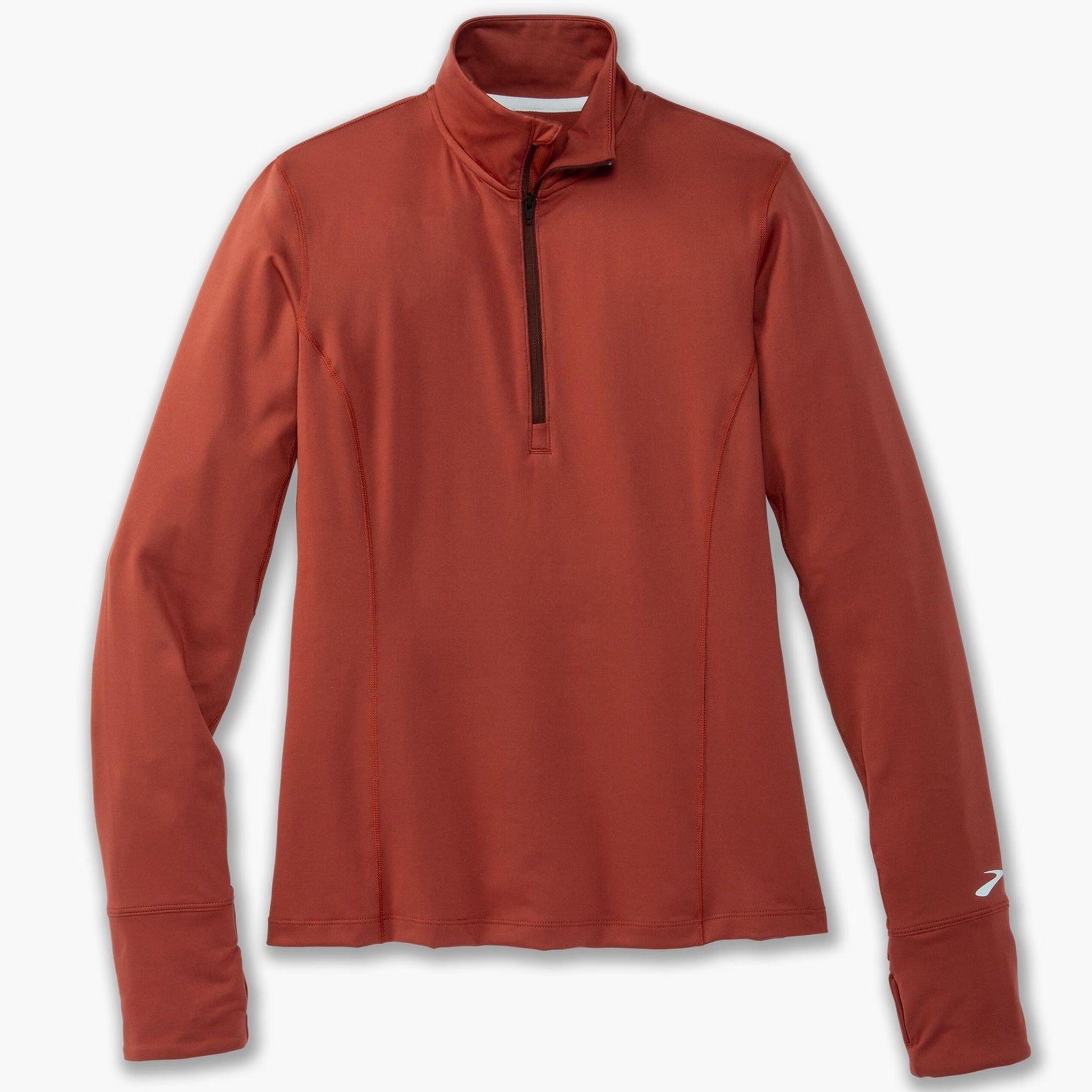Brooks Brooks Women's Dash 1/2 Zip Brown Running Top - 2