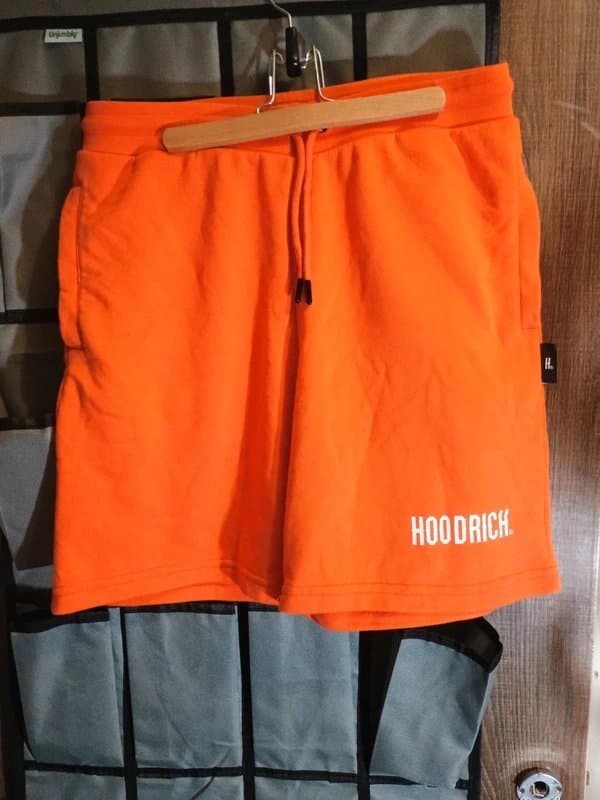 Hoodrich Hoodrich Men's Oversized Fleece Shorts - Bold Orange (Medium)