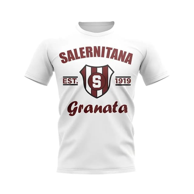 Salernitana Salernitana Men's Personalised Established Football T-Shirt in White - 2