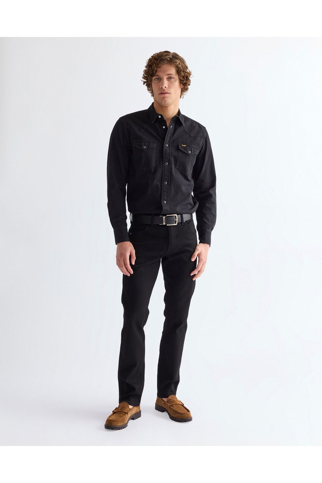 Wrangler Wrangler Men's Greensboro Straight Fit Jeans Deep Ink in Navy - 4