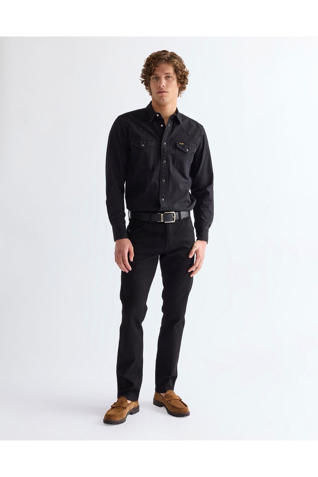Wrangler Wrangler Men's Greensboro Straight Fit Jeans Deep Ink in Navy - 4