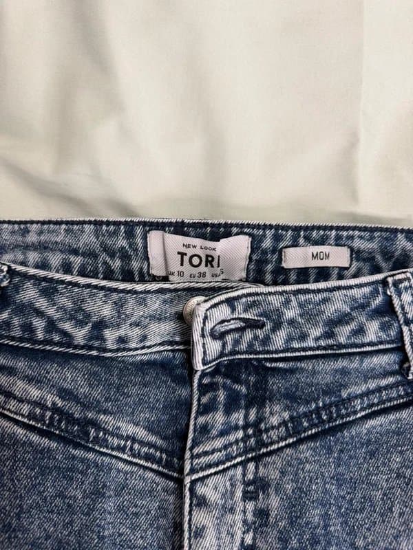New Look New look washed blue mom jeans