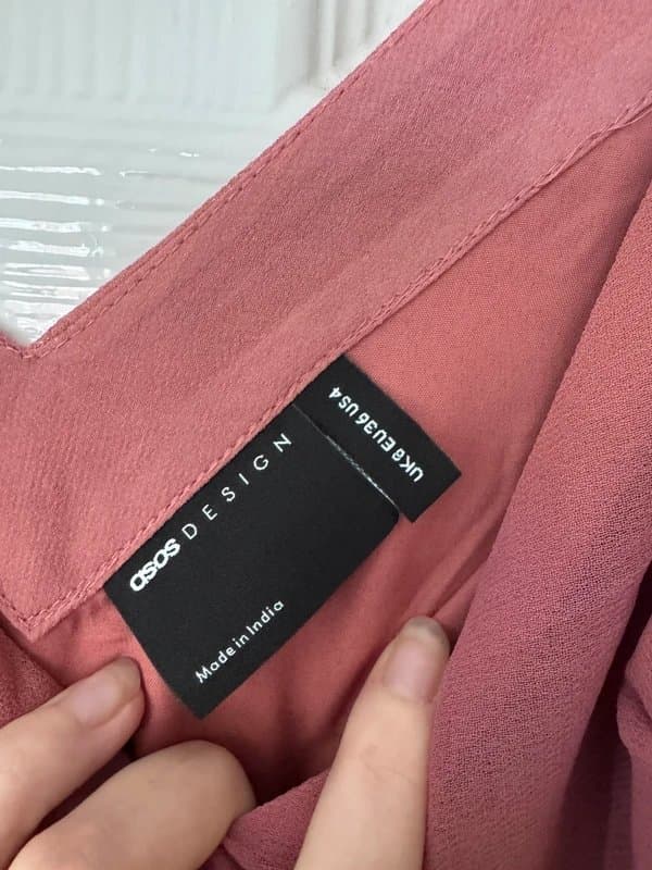 ASOS Pink Chiffon Dress