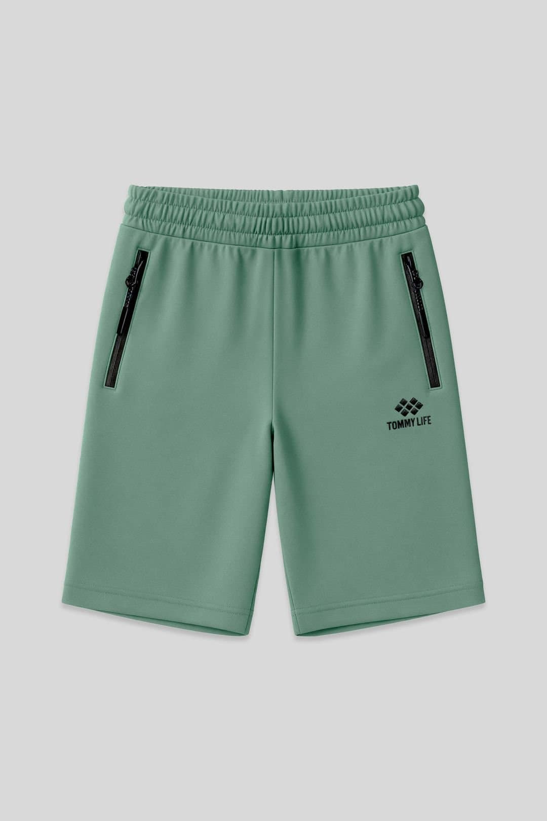Tommy Life Tommy Life Men's Regular-fit Knit Sweat Shorts in Mint
