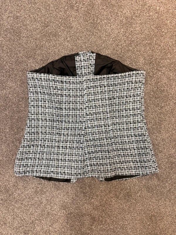 New Look New Look Bandeau Blue Waistcoat- size 16