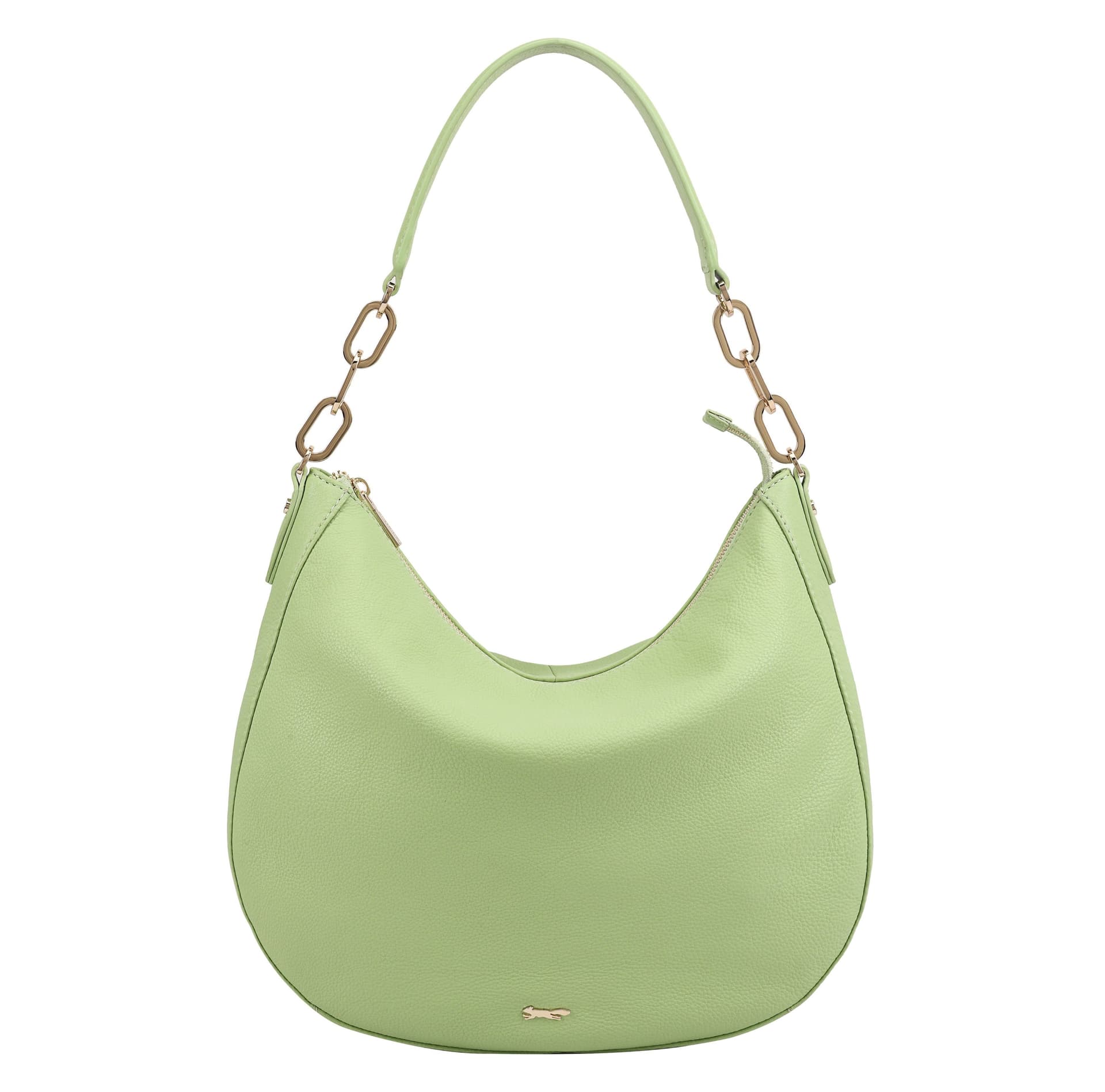Paul Costelloe Paul Costelloe Women's Bisbee Leather Shoulder Bag in Green