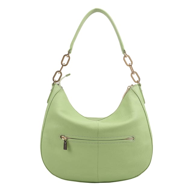 Paul Costelloe Paul Costelloe Women's Bisbee Leather Shoulder Bag in Green - 3