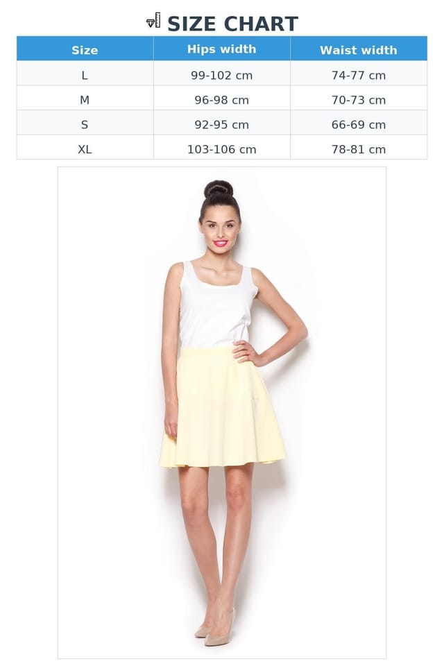 Love Lace Love Lace Women's Ruffled Flared Circle Mini Skirt in Yellow - 2