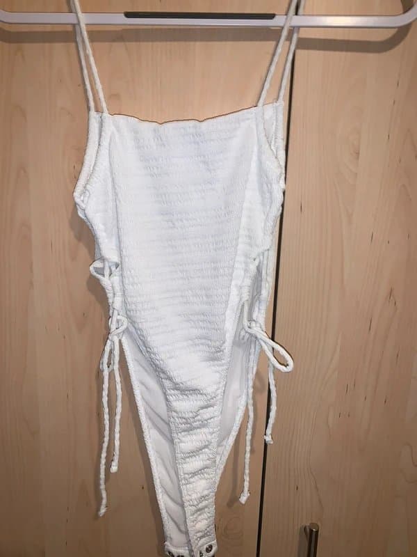 Bershka Top white