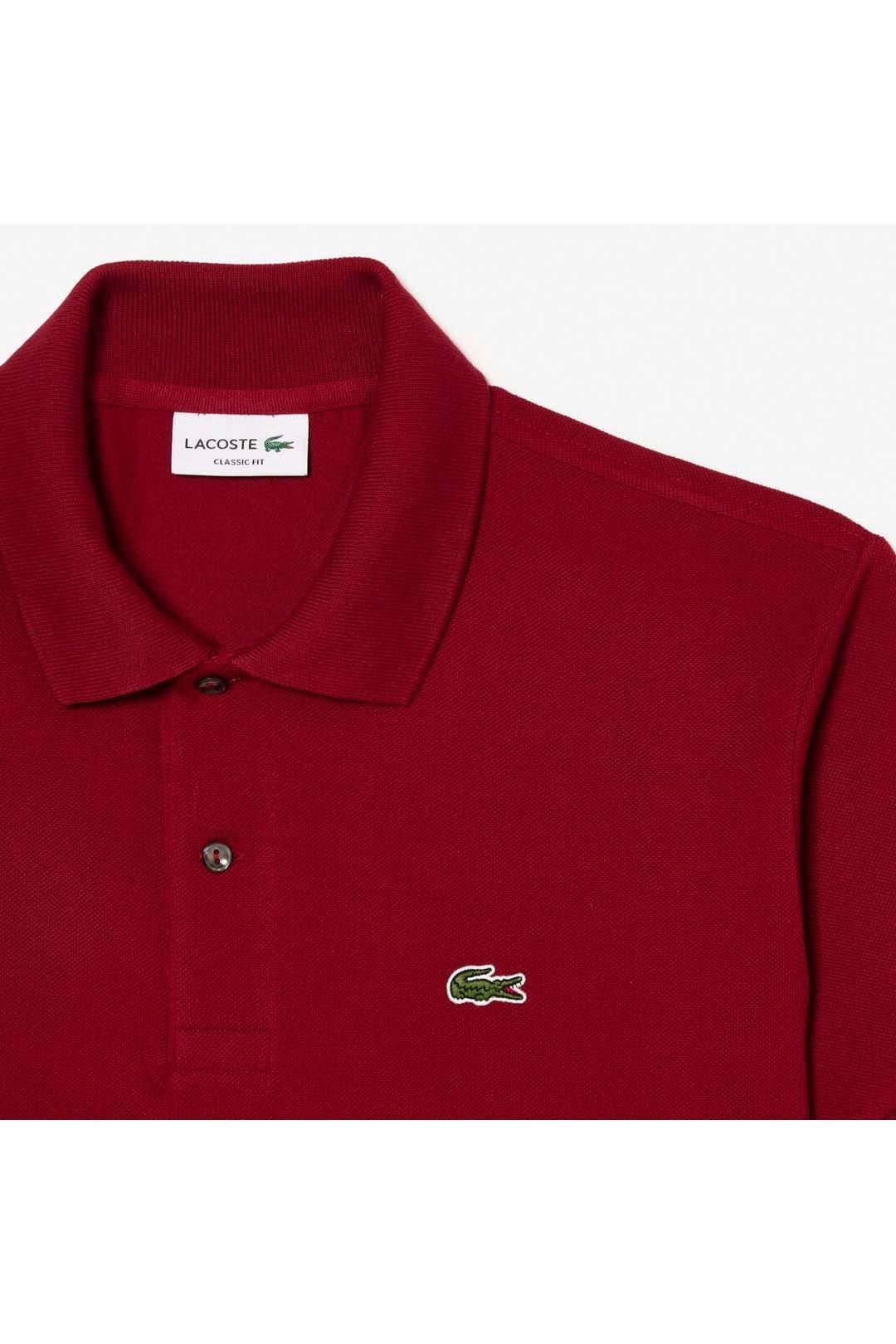 Lacoste Lacoste Men's L1212 Polo Bordeaux in Burgundy - 4