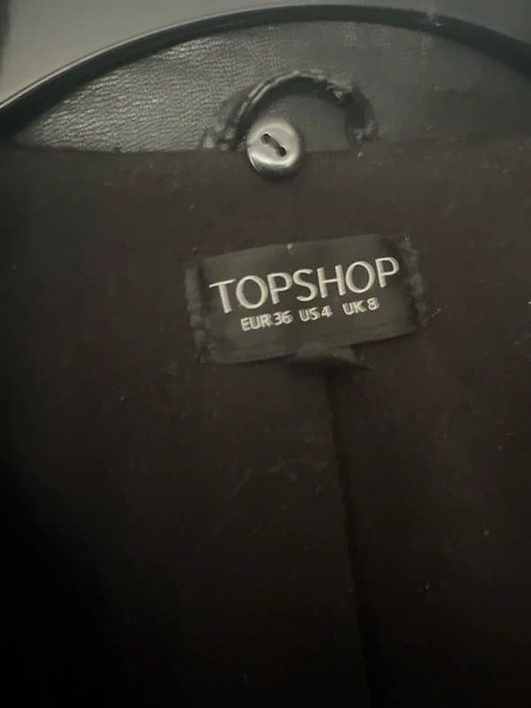 New Look Black leather jacket