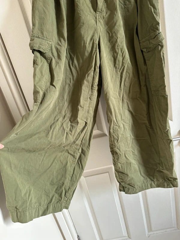 ASOS Design Khaki Cotton Cargo Pants