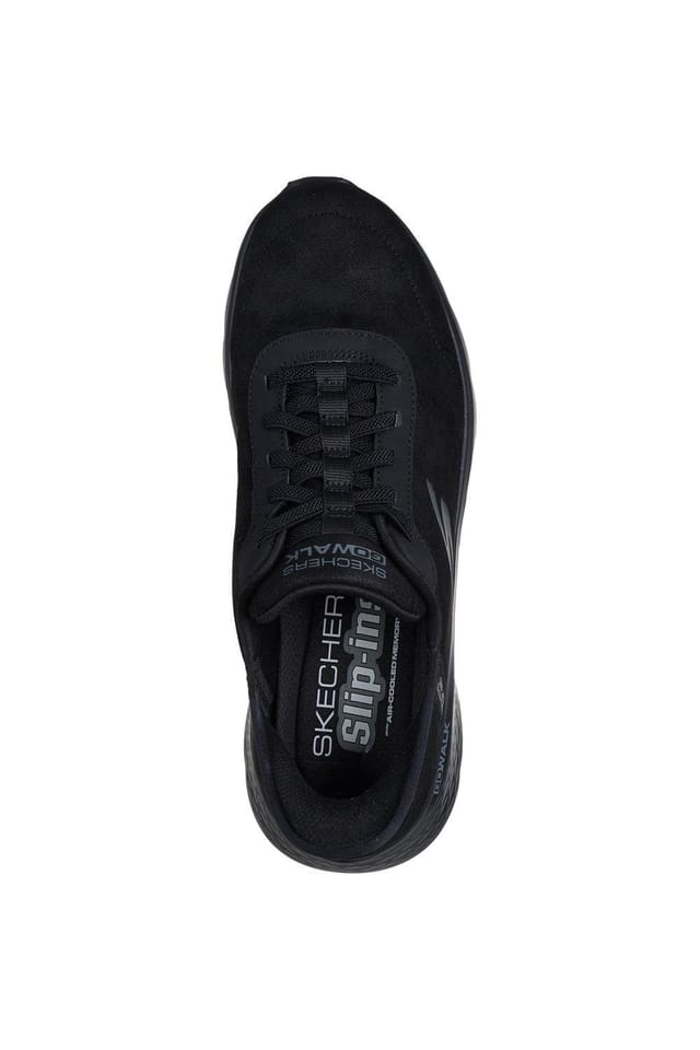 Skechers Skechers Men's GO WALK Flex Smooth Motion Trainer in Black - 3