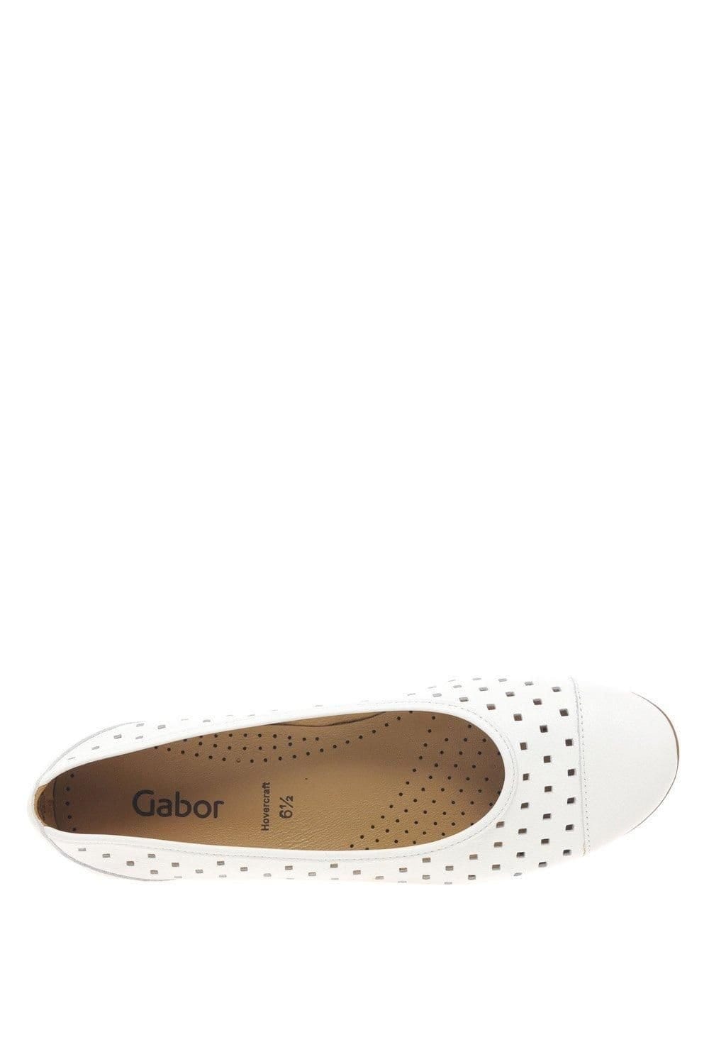 Gabor Gabor Women's 'Ruffle' Casual Shoes in White - 4