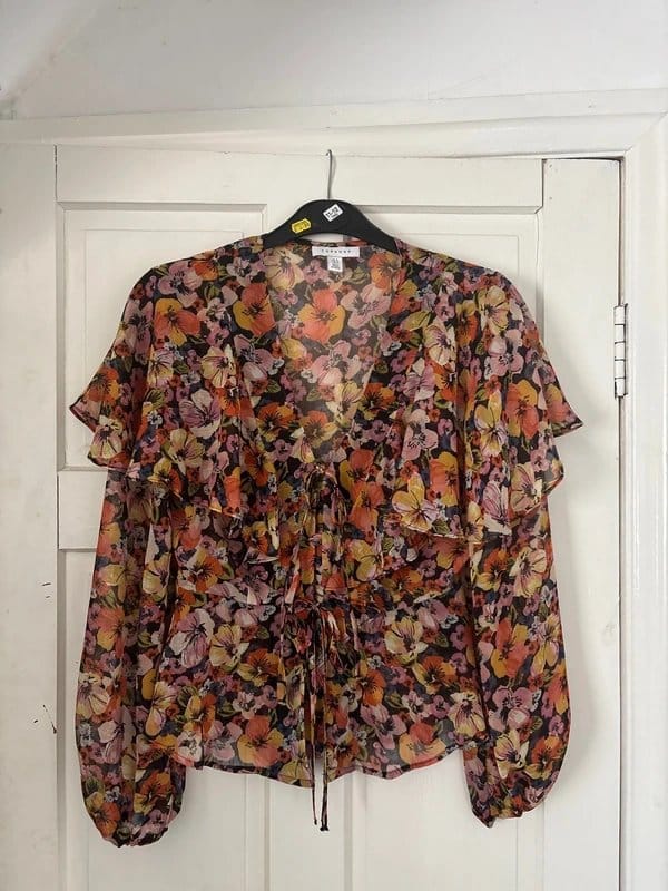 Topshop Topshop Floral Shirt - 1