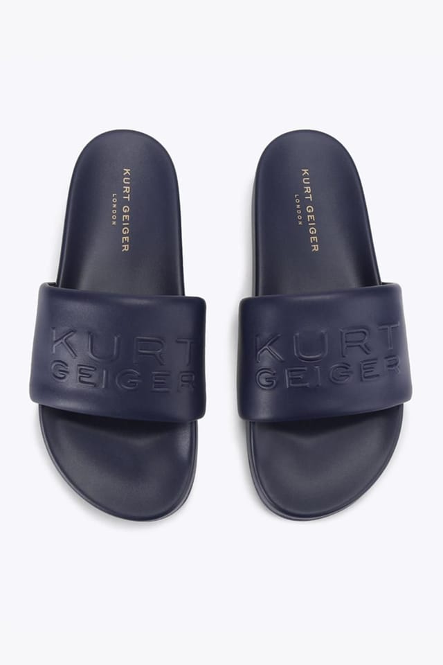 Kurt Geiger London Kurt Geiger London Men's 'Stacked Slide' Sandals in Navy - 2