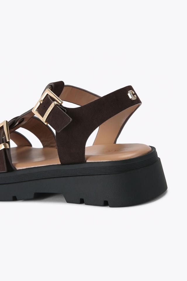 Carvela Carvela Women's 'Bormio Sandal' Fabric Sandals in Brown - 3