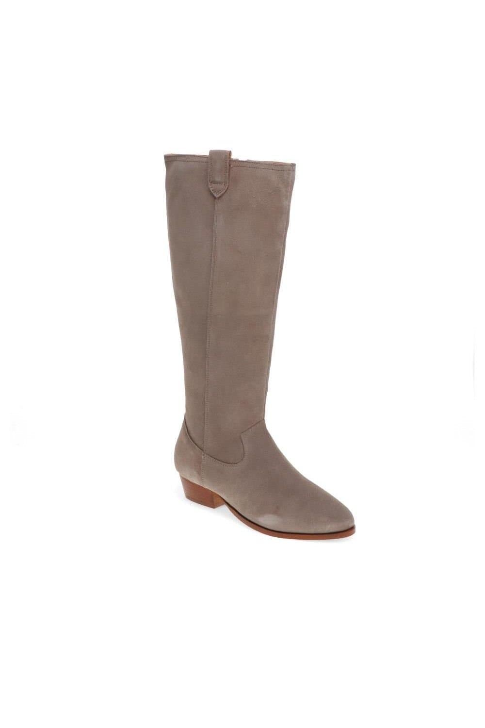 Jones Bootmaker Jones Bootmaker Women's Florielong Suede Long Boots in Grey