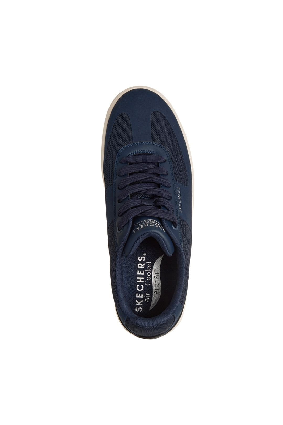 Skechers Skechers Men's ARCH FIT COURT BREAK COMODO COMFORT Slip-On Arch Fit Sneaker Navy - 4