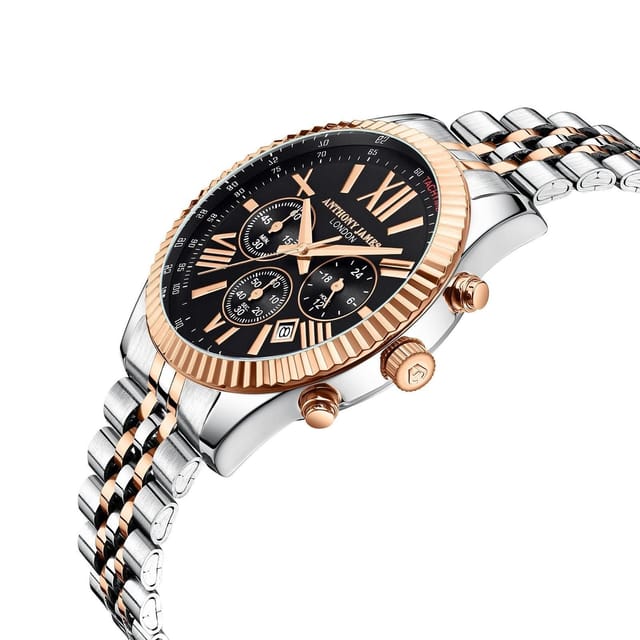Anthony James Anthony James Men's Hand Assembled Chrono Sports Watch - 3
