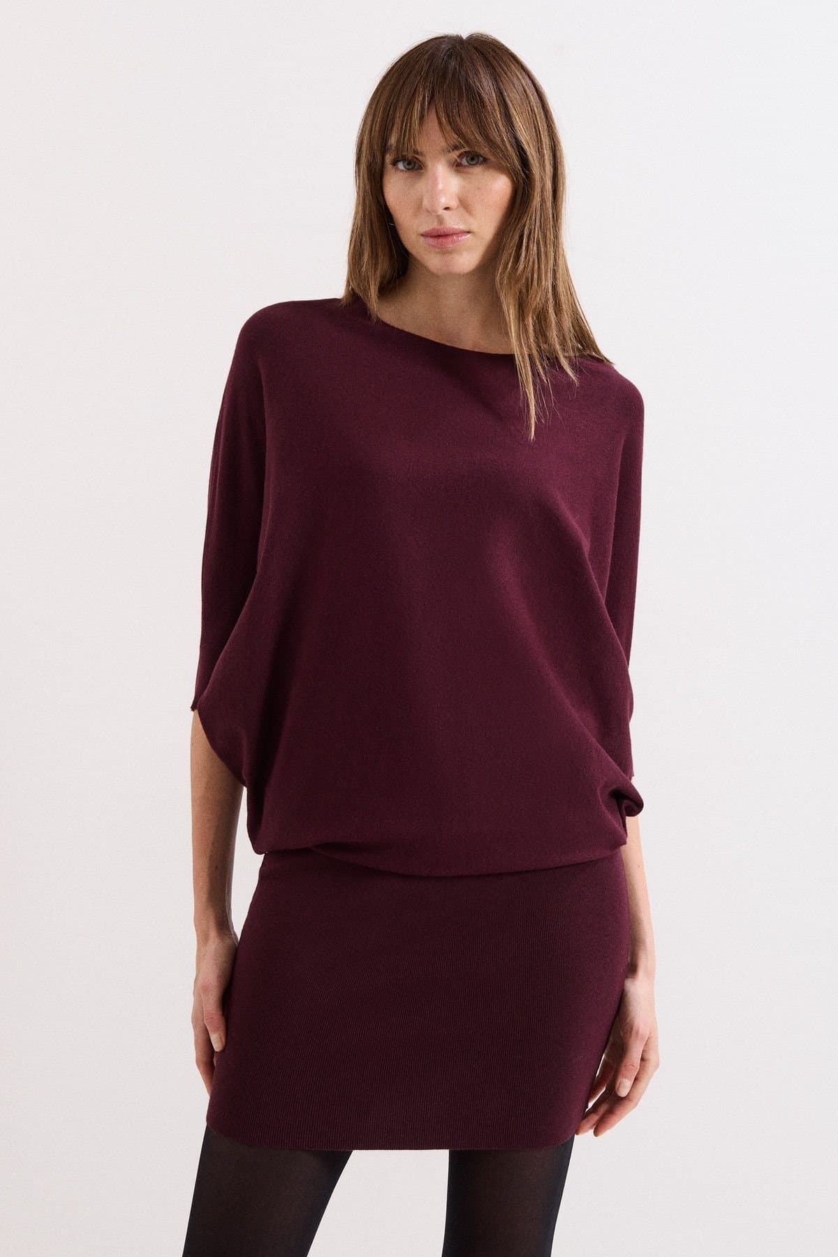 Phase Eight Phase Eight Women's Becca Batwing Dress in Wine