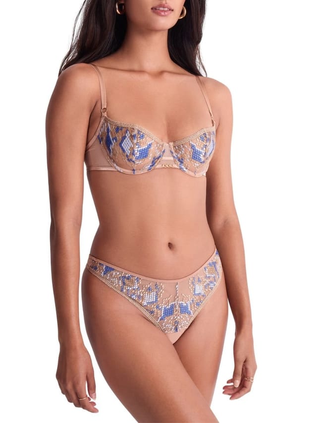Aubade Aubade Women's Poetic Delights Tanga in Beige - 3