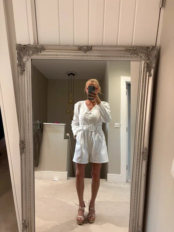 Never Fully Dressed Never fully dressed playsuit denim