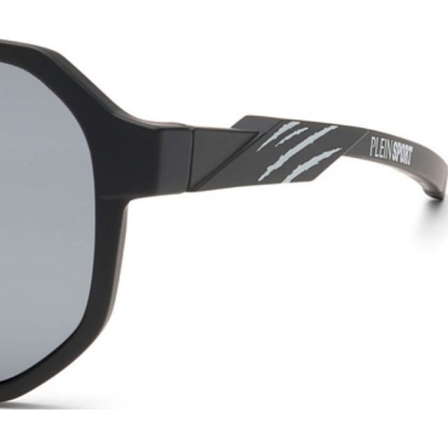 Plein Sport Plein Sport Men's SSP014-61U28P Square/Rectangle Sunglasses in Black - 2