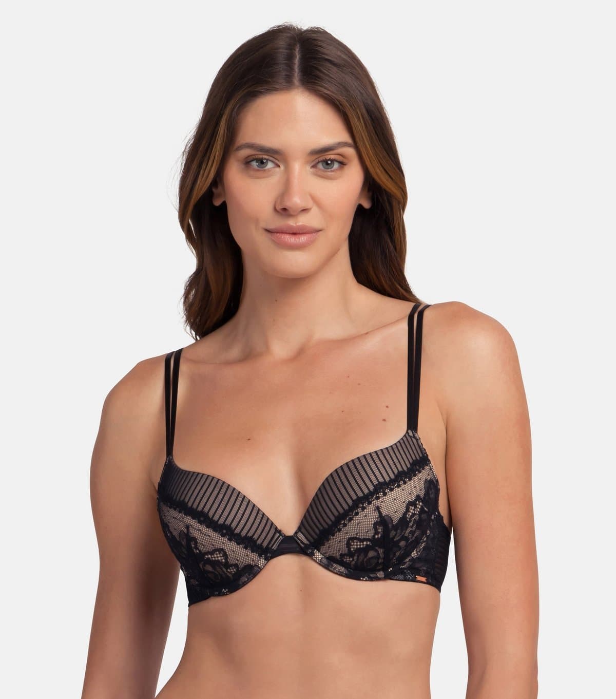 Dorina Women's Lace Panelled Wired Bra Dorina New Look