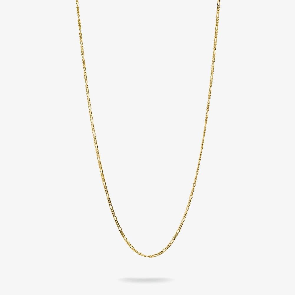 Thomas Sabo THOMAS SABO Women's Gold Plated Figaro Charm Necklace KE2329-413-39-L45v