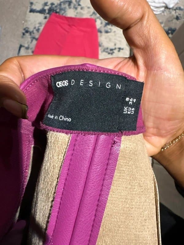 ASOS Design Faux Leather Corset