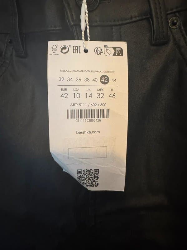 Bershka Leather trousers