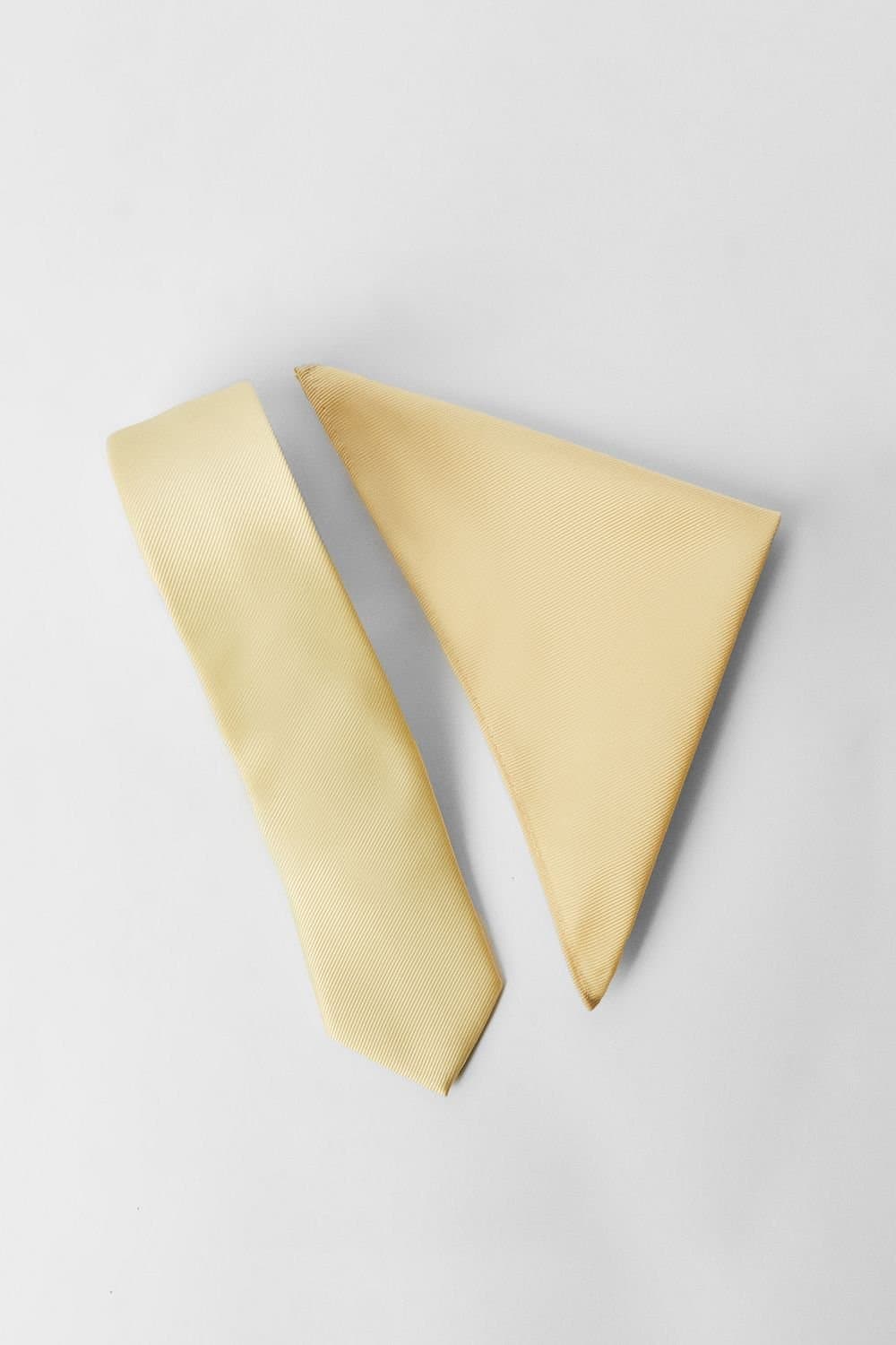 Burton Burton Men's Lemon Tie & Pocket Square