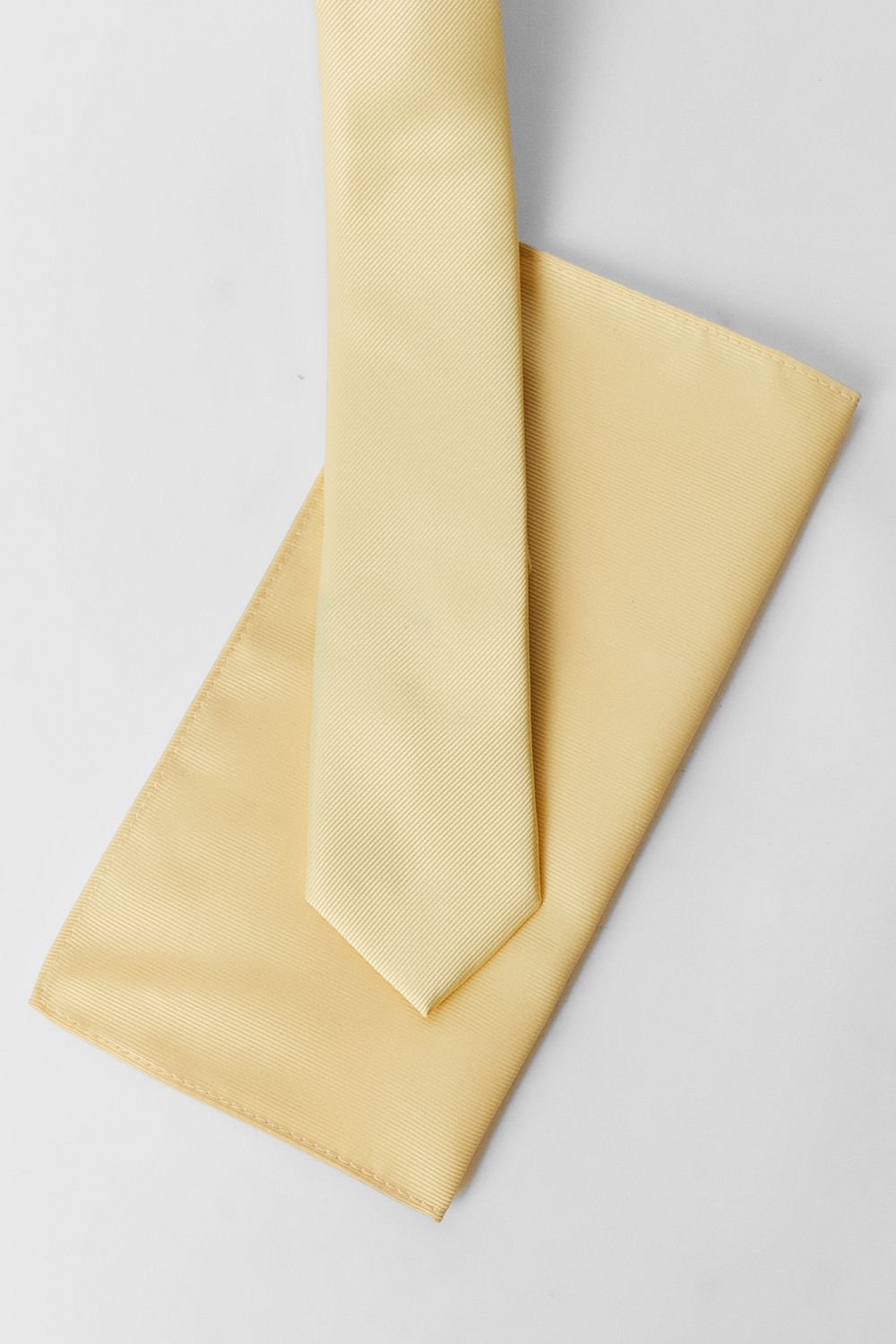 Burton Burton Men's Lemon Tie & Pocket Square - 3