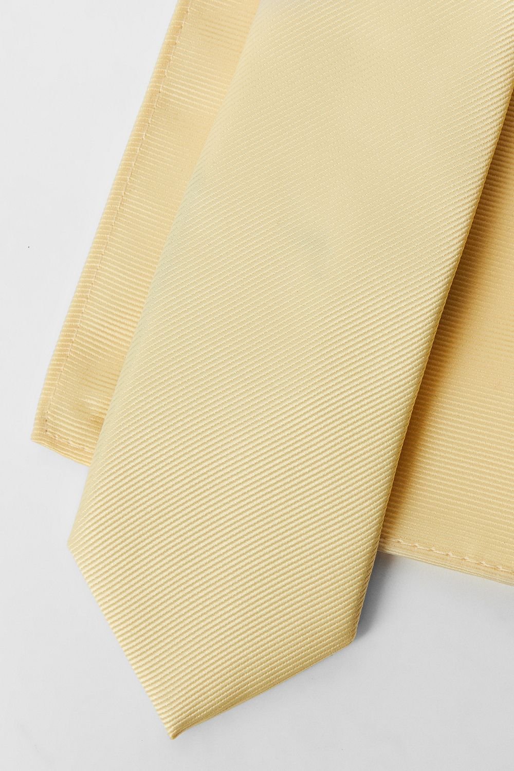 Burton Burton Men's Lemon Tie & Pocket Square - 4