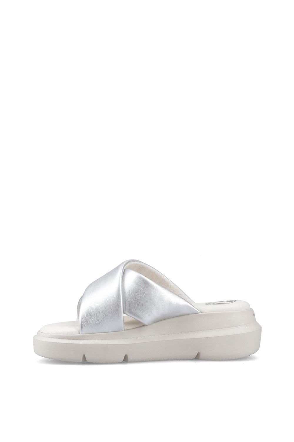 Hush Puppies Hush Puppies Women's Uplift Crossover Slide in Silver - 4