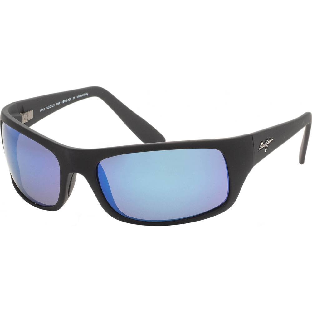 Maui Jim Maui Jim Men's MJ0202S-004 Peahi Square/Rectangle Sunglasses in Black - 1