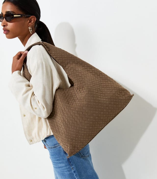 New Look Camel Weave Hobo Shoulder Bag New Look - 2