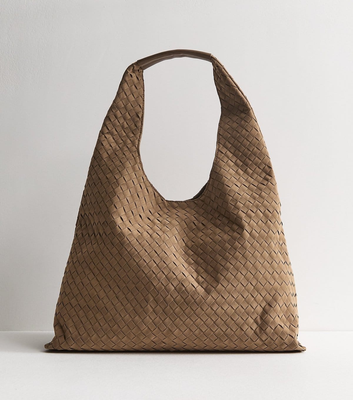 New Look Camel Weave Hobo Shoulder Bag New Look - 4