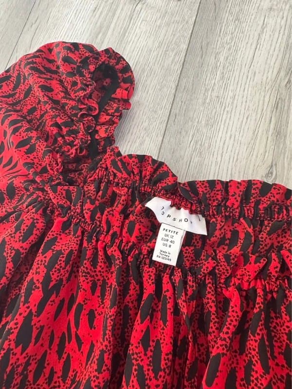 Topshop Topshop petite ruched top