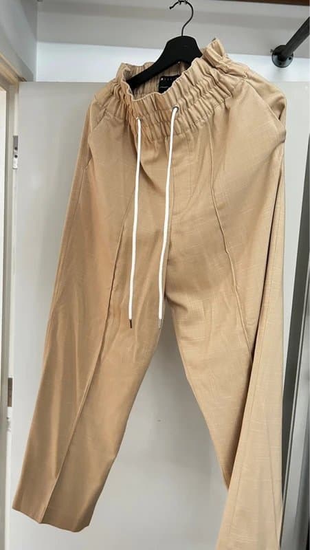 ASOS ASOS beige wide legged pants