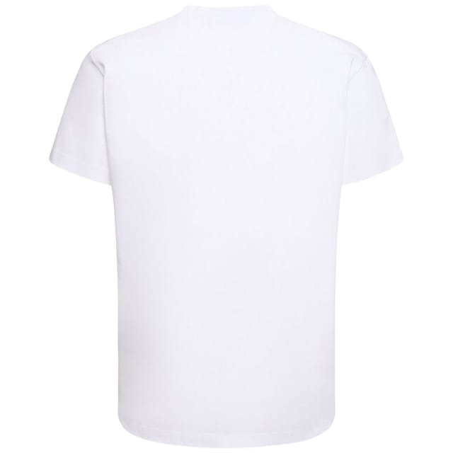 Dsquared2 Dsquared2 Men's Cool Fit Green Blur Icon Logo White T-Shirt - 2