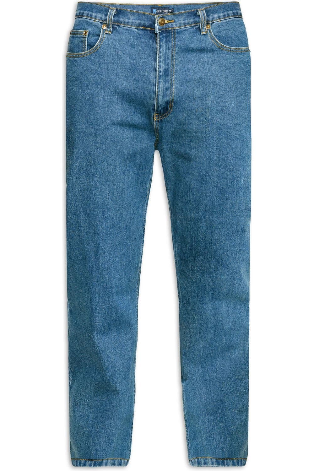 Duke Clothing Duke Clothing Men's Rockford Carlos Stretch Jeans in Light Stone